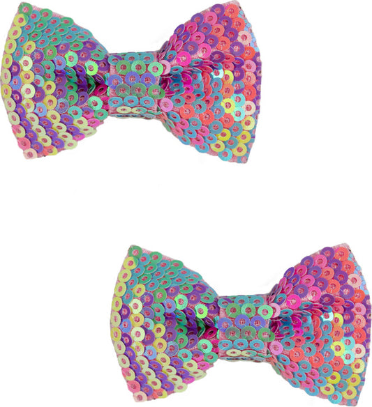 Rainbow Sequins Bows  Great Pretenders USA