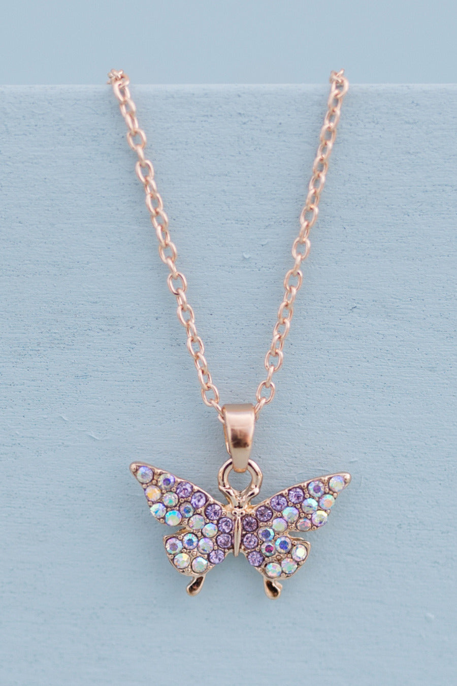 Boutique Butterfly Gem Necklace  Great Pretenders USA