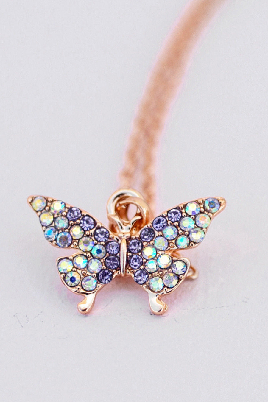 Boutique Butterfly Gem Necklace  Great Pretenders USA