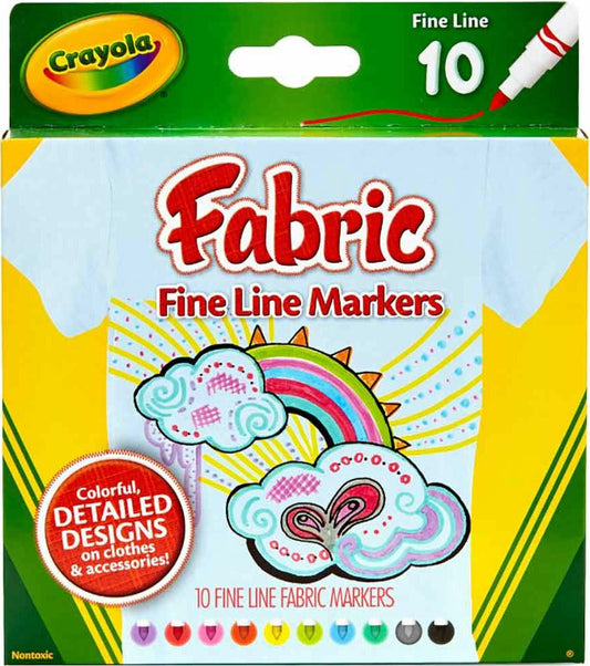 Fabric Markers - Fine Line - 10 Count