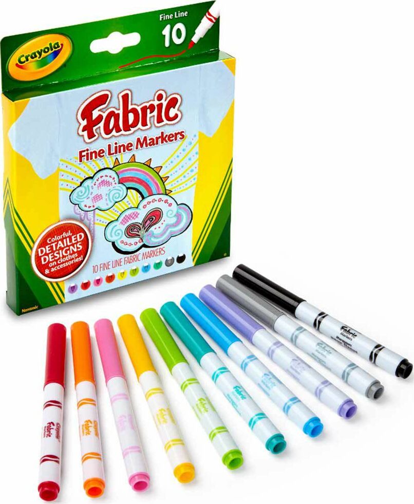 Fabric Markers - Fine Line - 10 Count