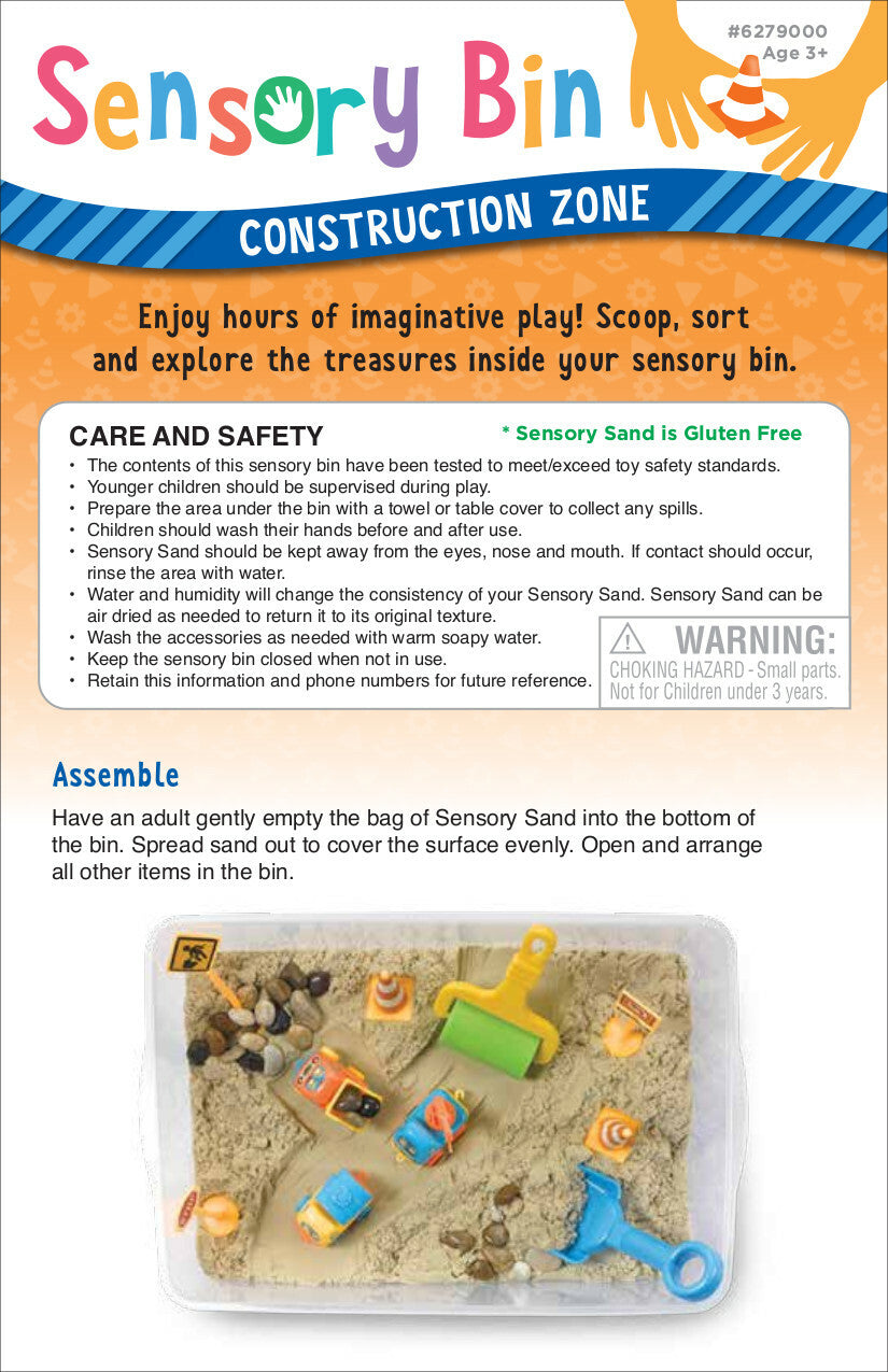 Sensory Bin Construction Zone