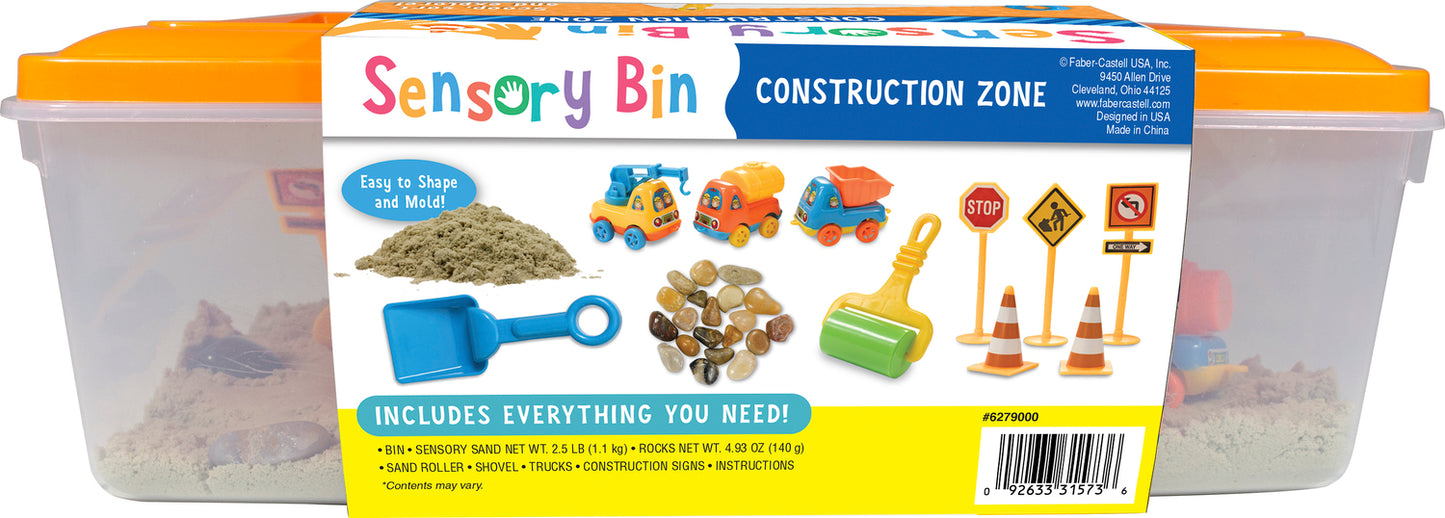 Sensory Bin Construction Zone