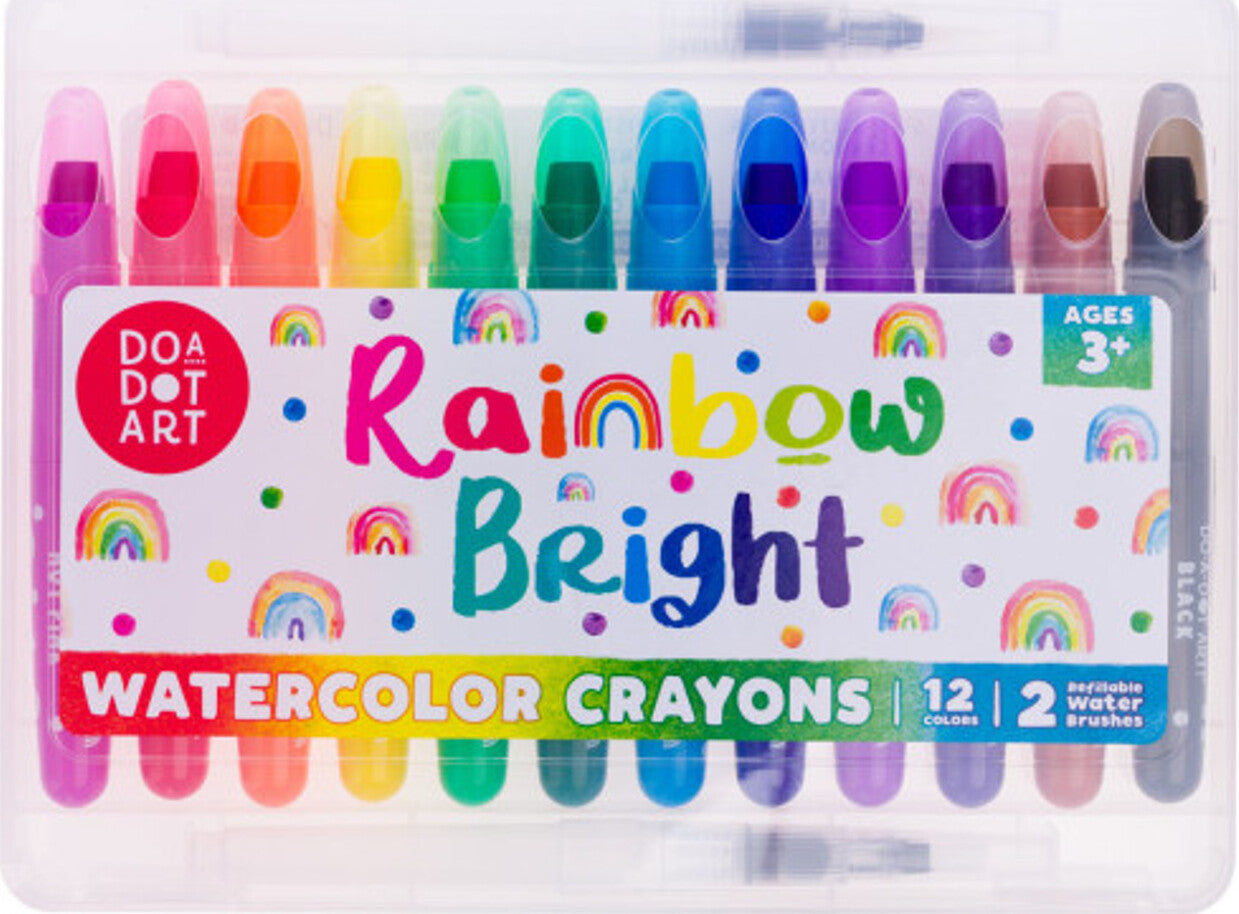 Rainbow Bright Watercolor Crayons