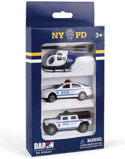 Nypd 3 Piece Vehicle Set