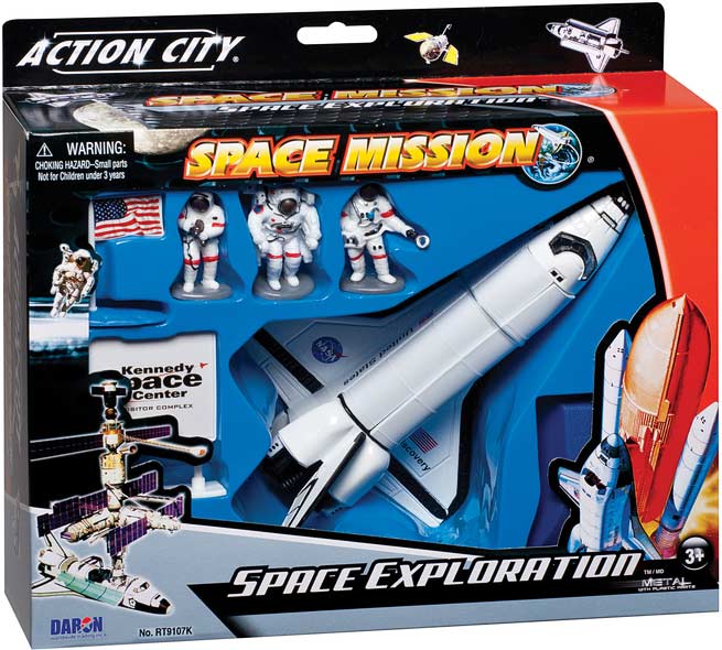 Space Shuttle 7-Piece Playset W/Kennedy