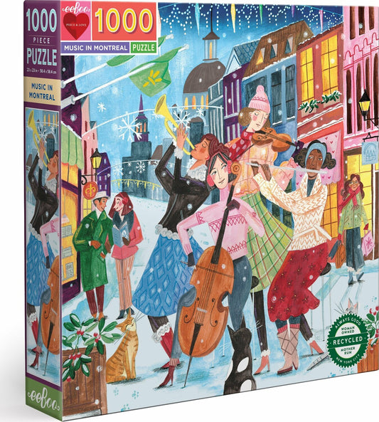 Music In Montreal (1000 Piece) Puzzle