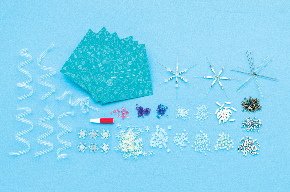 Beaded Snowflake Ornaments