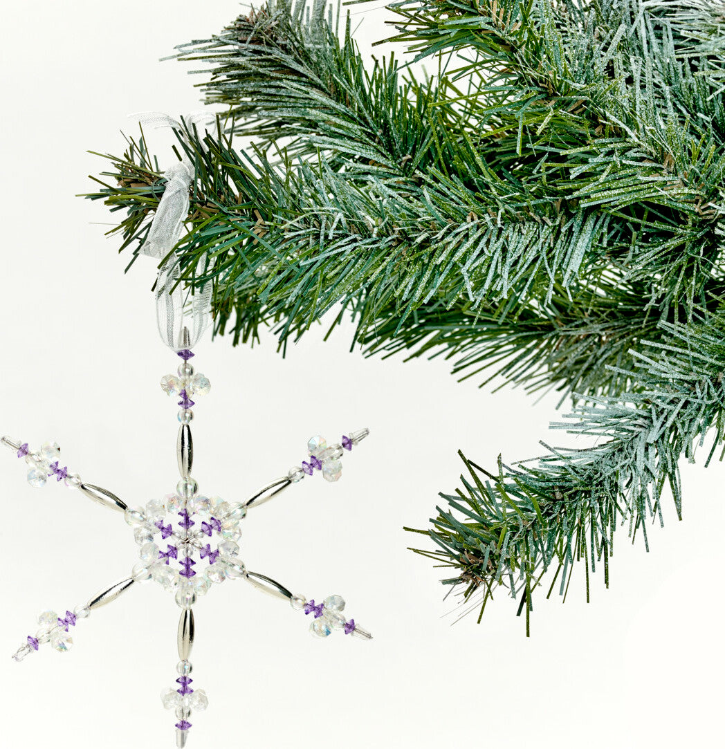 Beaded Snowflake Ornaments