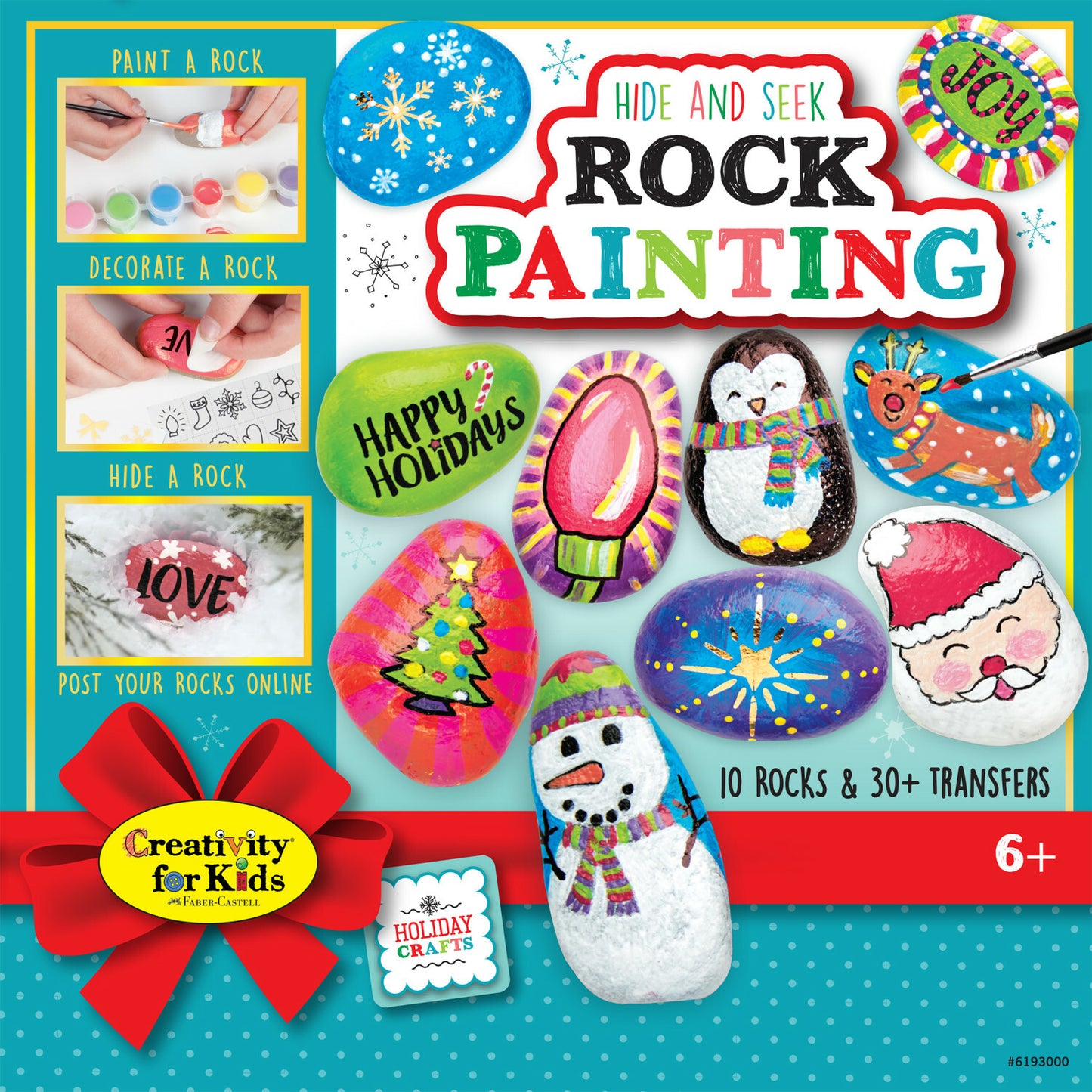 Holiday Hide And Seek Rock Painting Kit