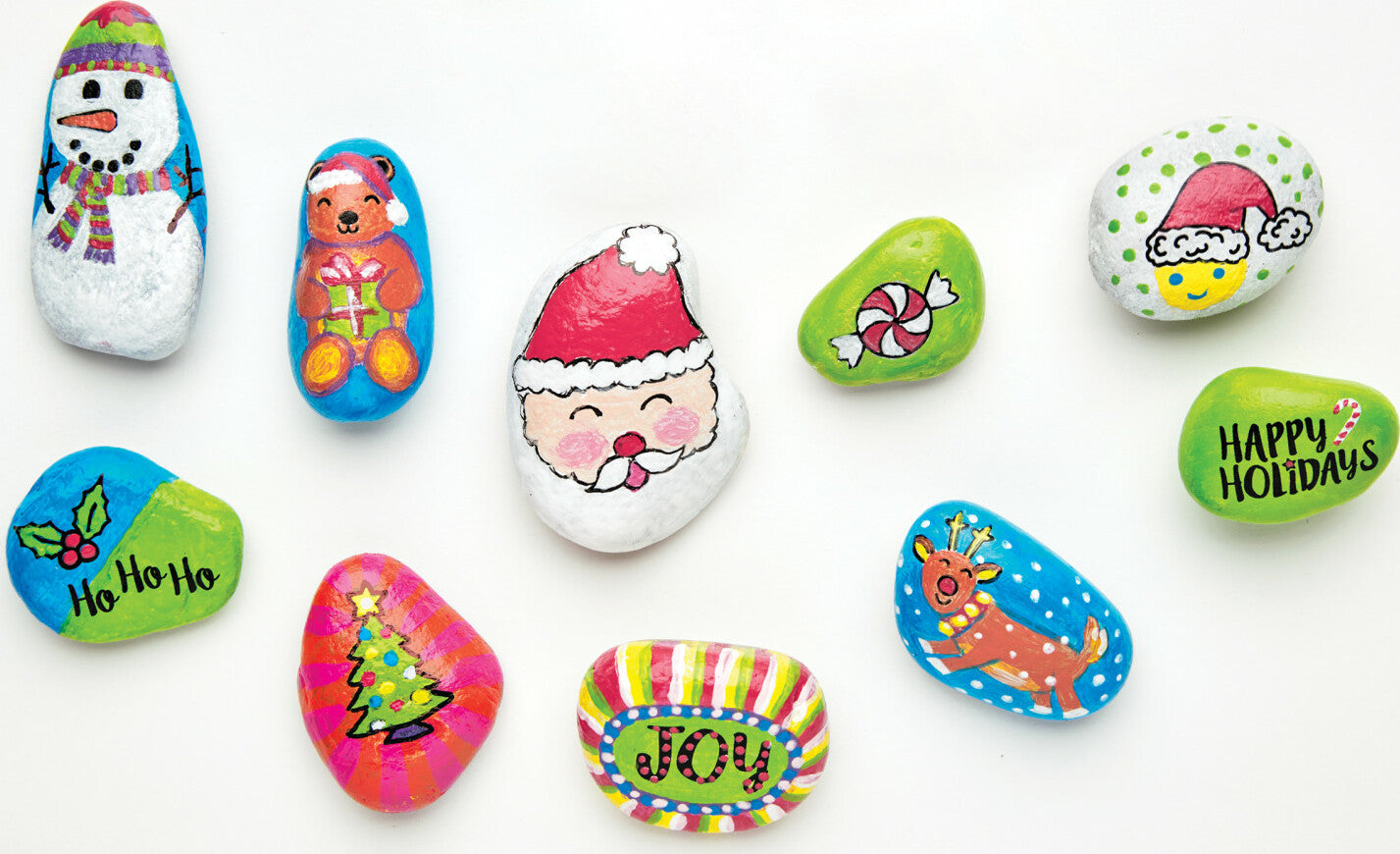 Holiday Hide And Seek Rock Painting Kit