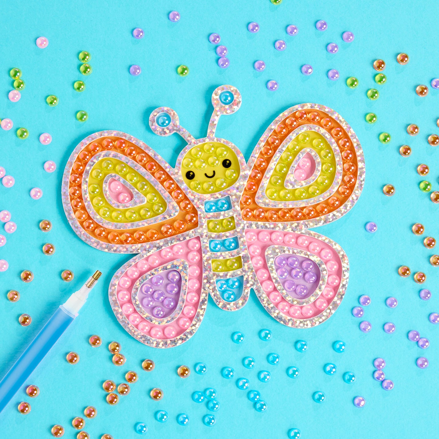 Bubble Gems Super Sticker Butterfly