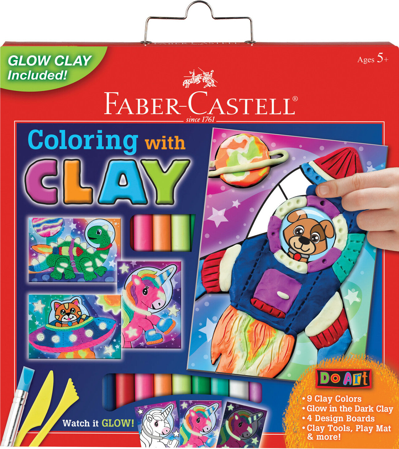 Do Art Coloring With Clay Space Pets