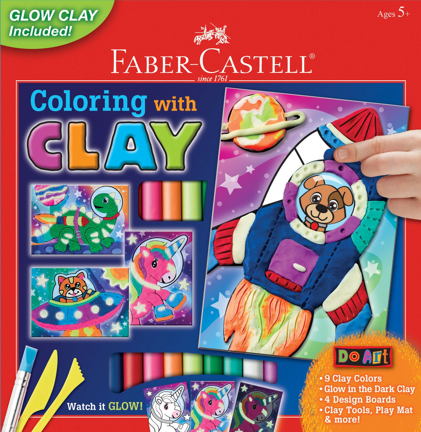 Do Art Coloring With Clay Space Pets