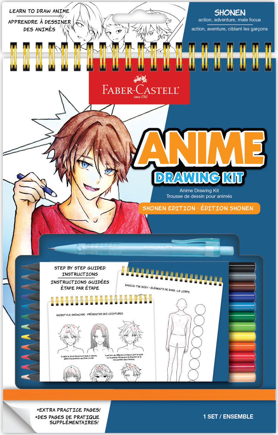 Anime Drawing Kit - Shonen Edition