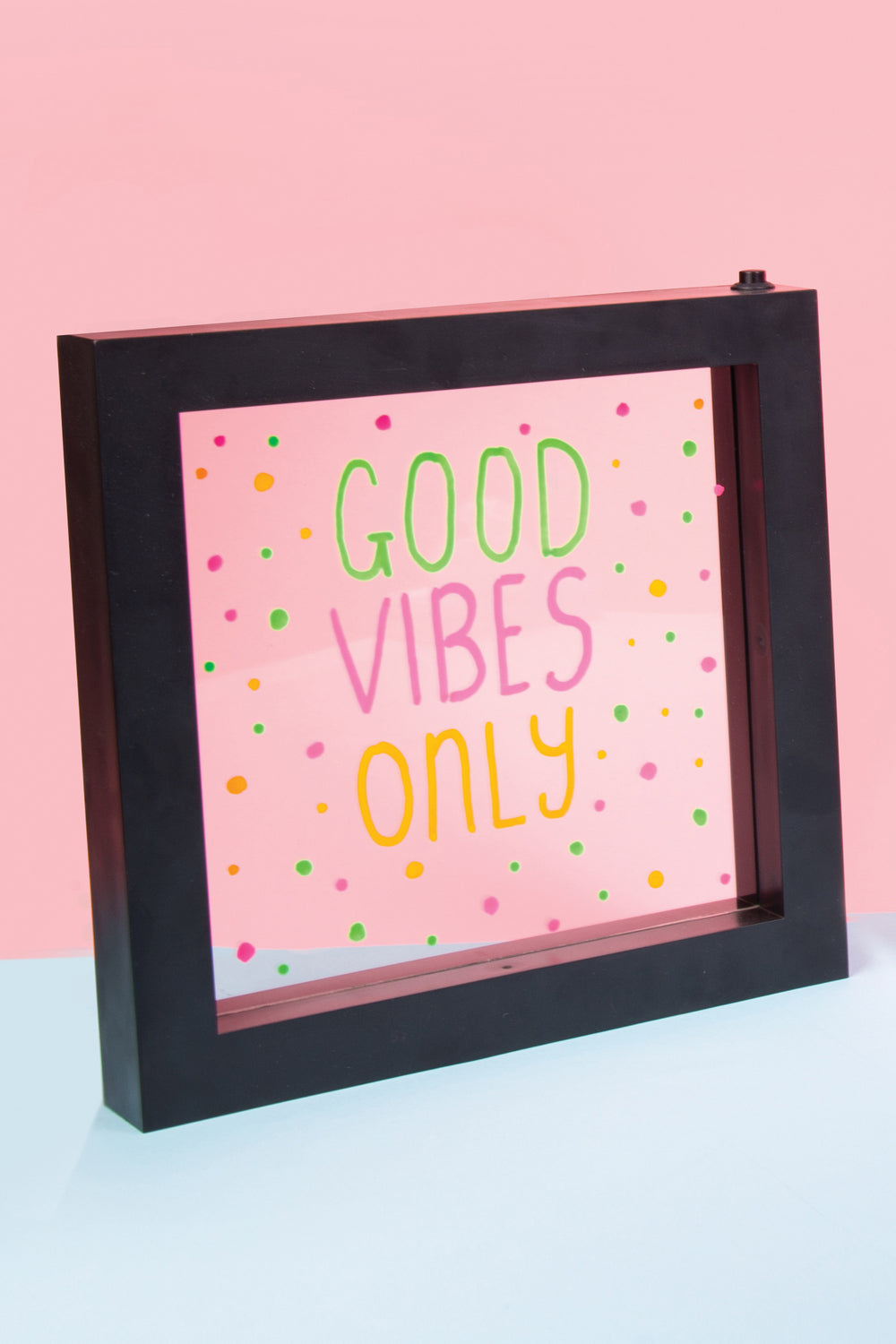 Light Up Neon Effect Message Frame