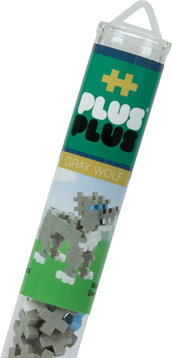 Plus-Plus Tube - Gray Wolf