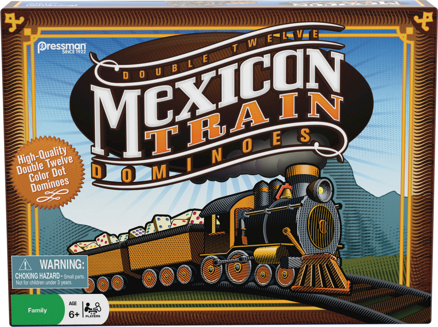 Mexican Train Dominoes Game Age 6+