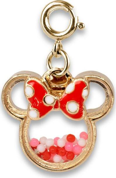 Gold Minnie Shaker Charm