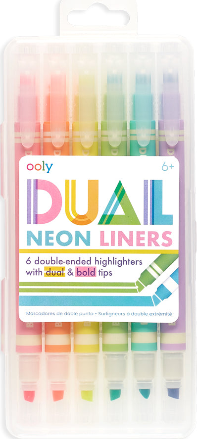 Dual Neon Liners Set Of 6