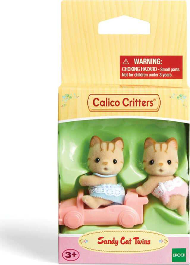 Calico Critters Sandy Cat Twins Doll