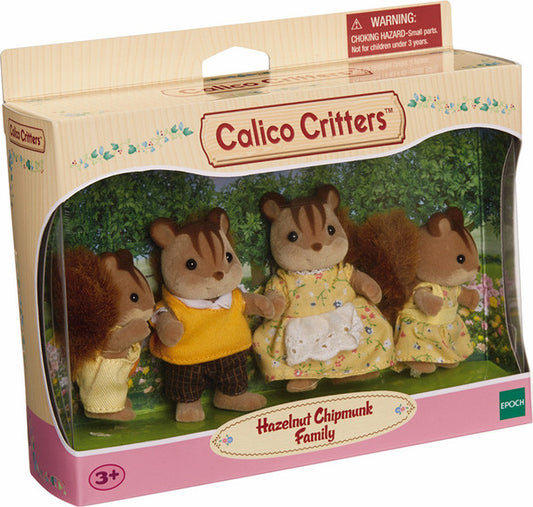 Calico Critters Hazelnut Chipmunk Family