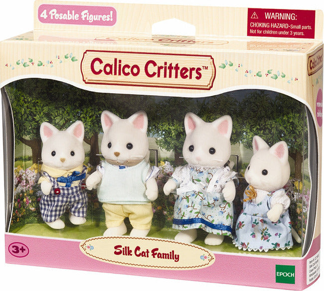 Calico Critters Silk Cat Family