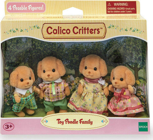 Calico Critters Toy Poodle Family