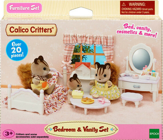 Calico Critters Bedroom & Vanity Set