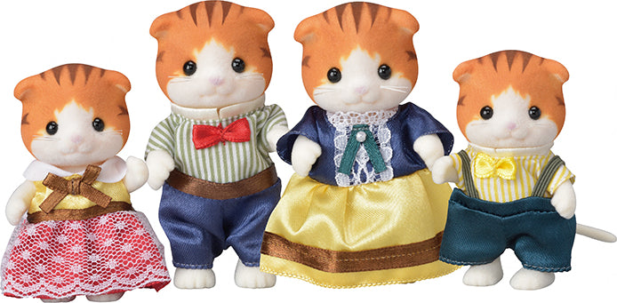 Calico Critters Maple Cat Family