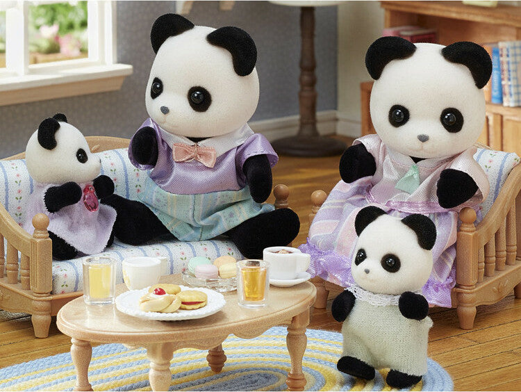 Calico Critters Pookie Panda Family (4 Member)