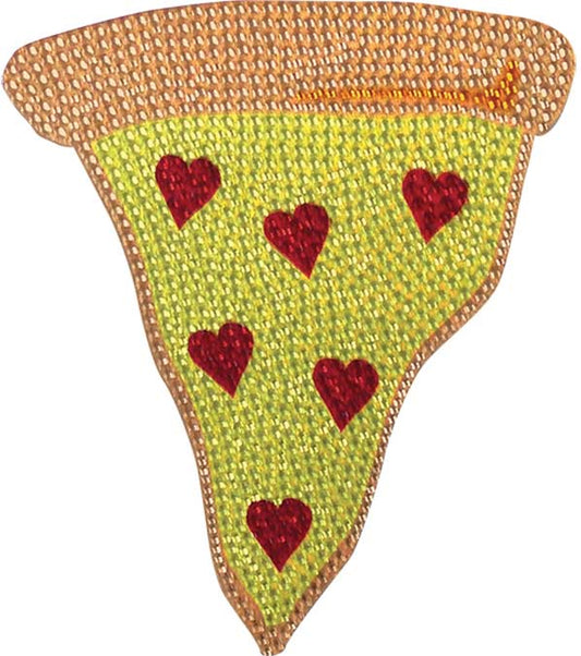 Pizza Slice Small Rhinestone Decal