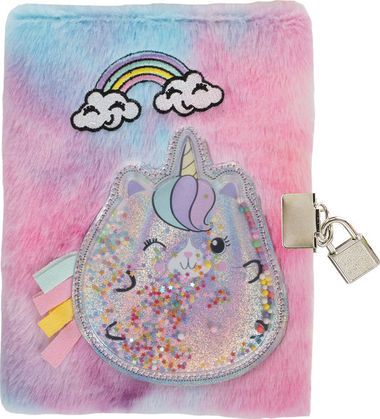 Caticorn Lock And Key Journal