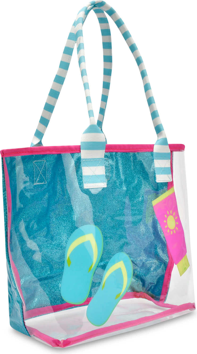Pool Party Clear Tote 2-Piece Set