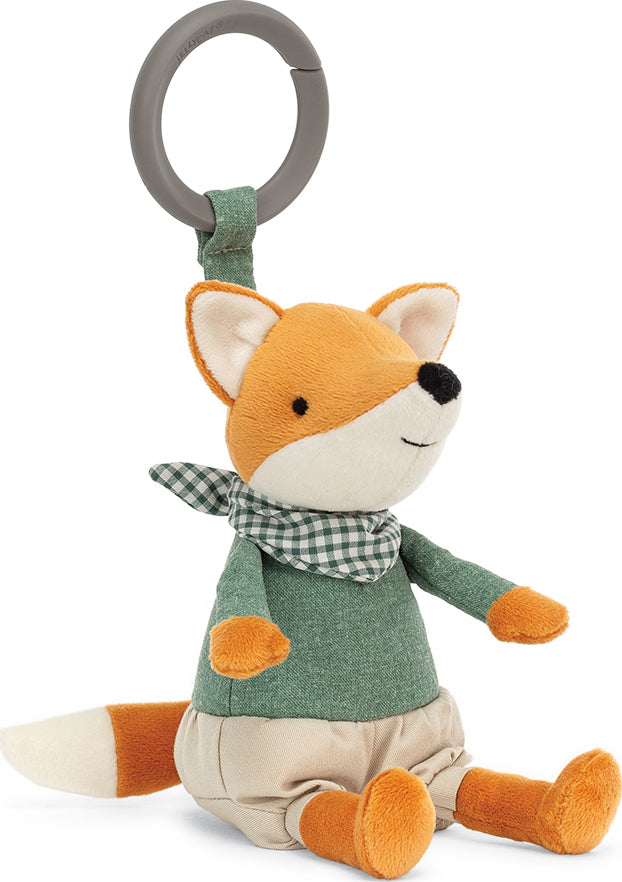 Jellycat Ramr4f Little Rambler Fox Rattle