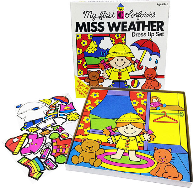 My First Colorforms Miss Weather – Go Bananas Toys