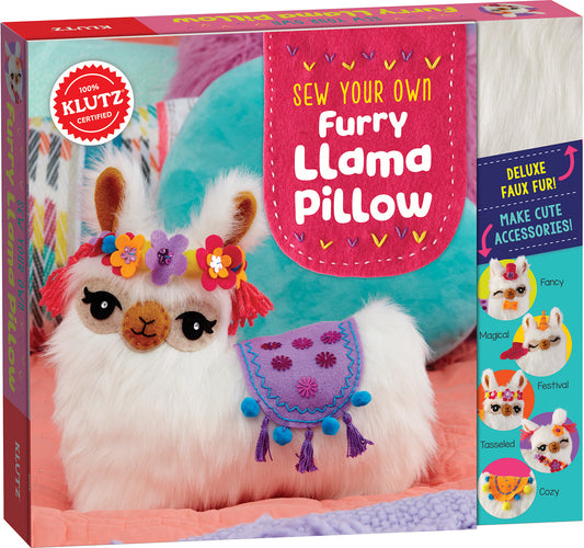 Sew Your Own Furry Llama Pillow