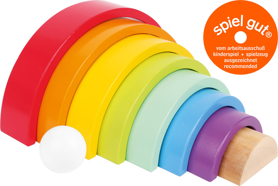 Wooden Building Blocks Rainbow, Large