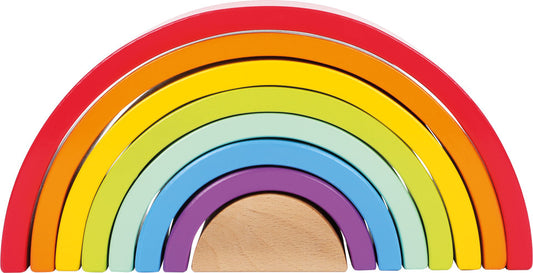 Wooden Building Blocks Rainbow, Large