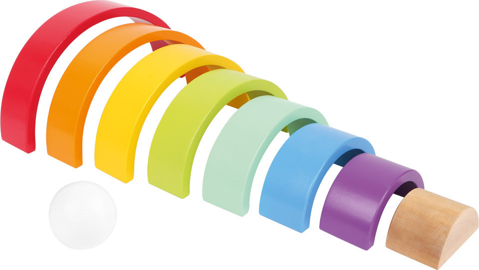 Wooden Building Blocks Rainbow, Large