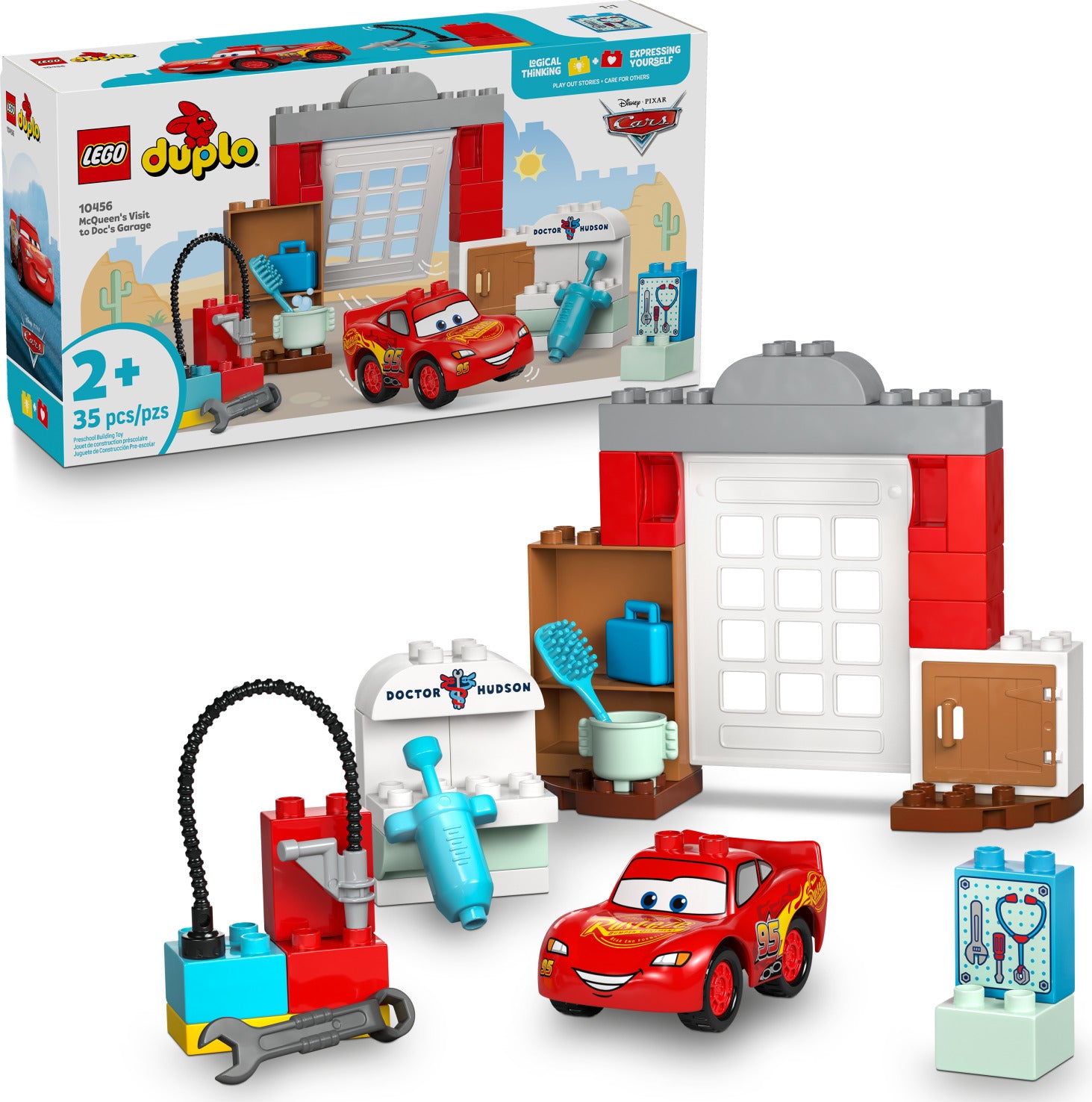 LEGO DUPLO Disney: McQueen's Visit to Doc's Garage