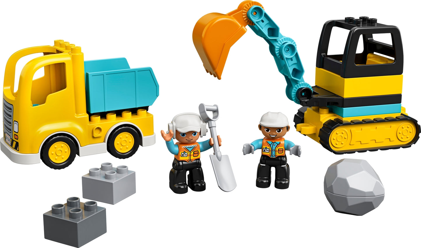 LEGO® DUPLO® Truck & Tracked Excavator