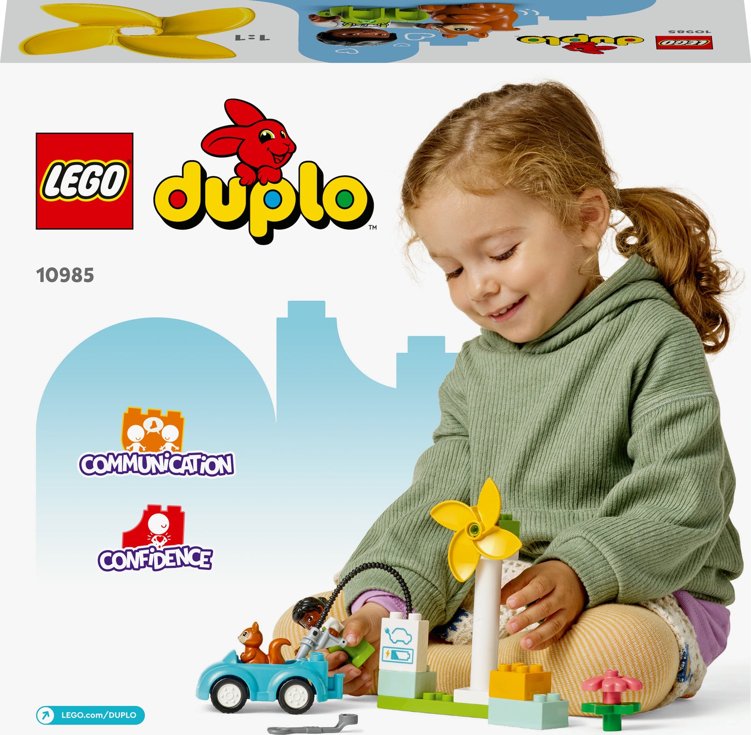 LEGO® DUPLO: Wind Turbine and Electric Car