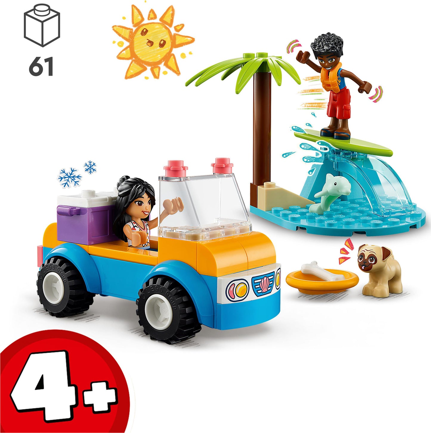 LEGO® Friends Beach Buggy Fun Set with Toy Car