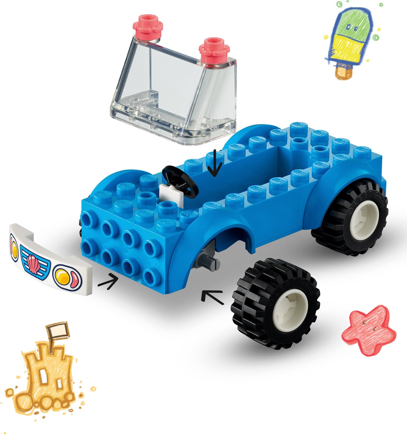 LEGO® Friends Beach Buggy Fun Set with Toy Car