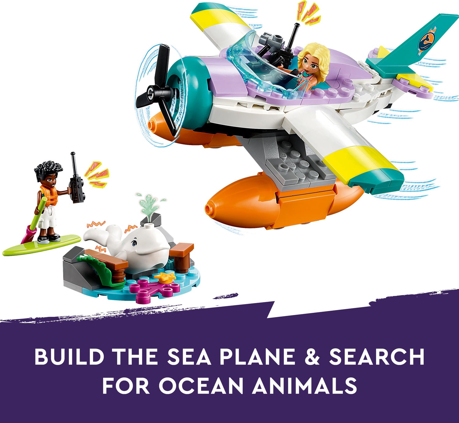 LEGO® Friends Sea Rescue Plane Toy Playset