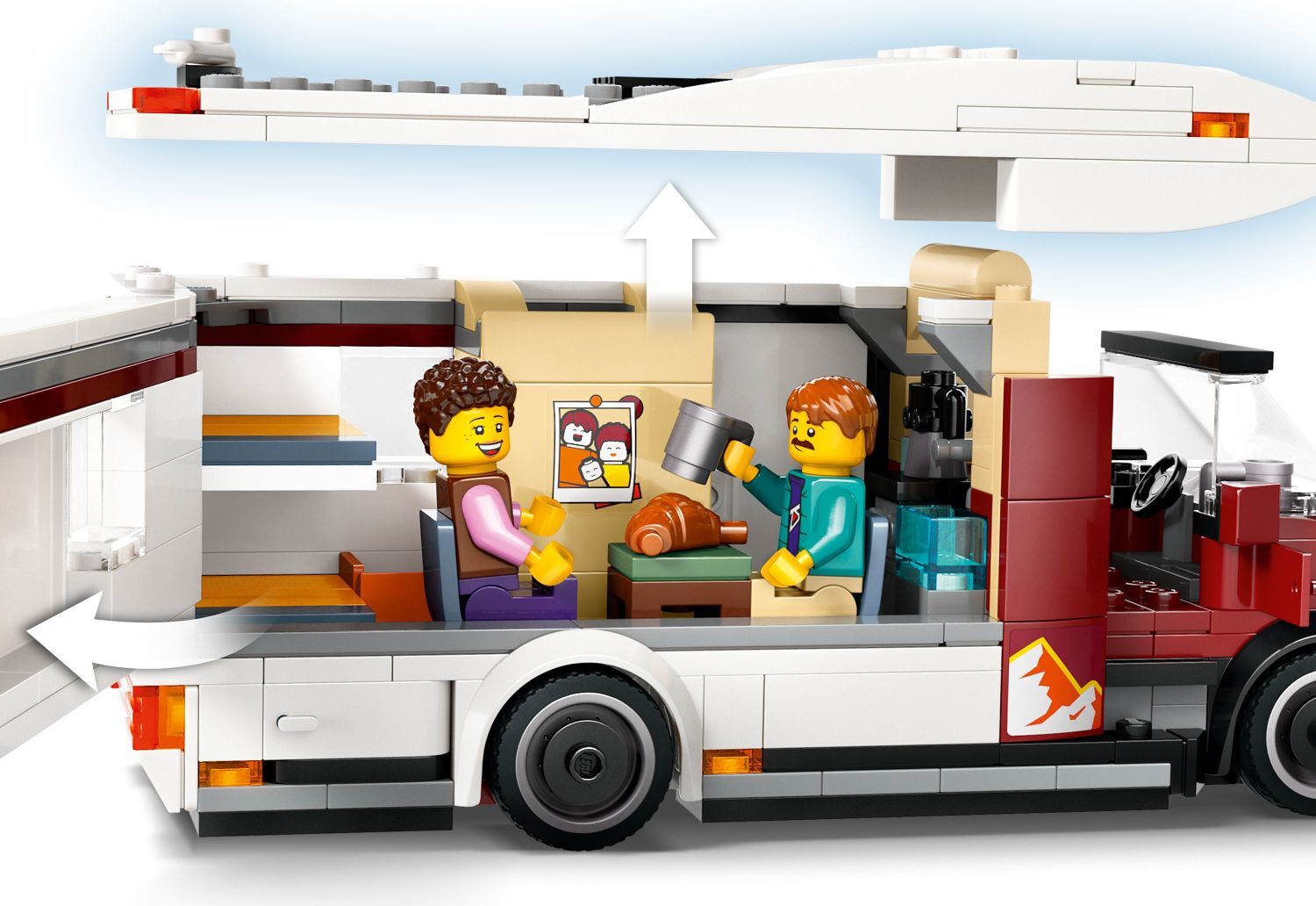 lego camper vans LEGO City Great Vehicles: Holiday Adventure Camper Van – Go Bananas Toys