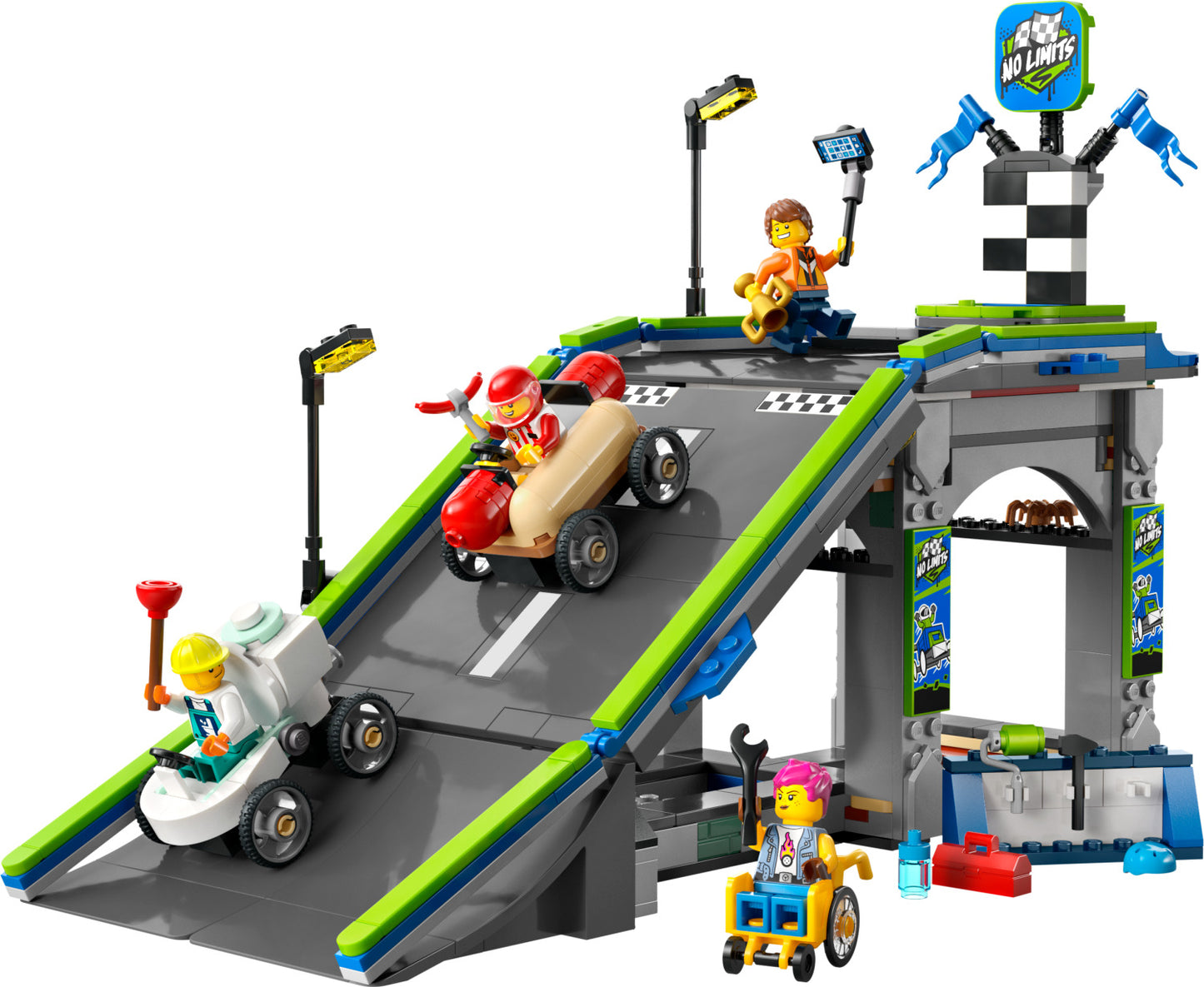 LEGO City Great Vehicles: No Limits: Race Car Ramp Track