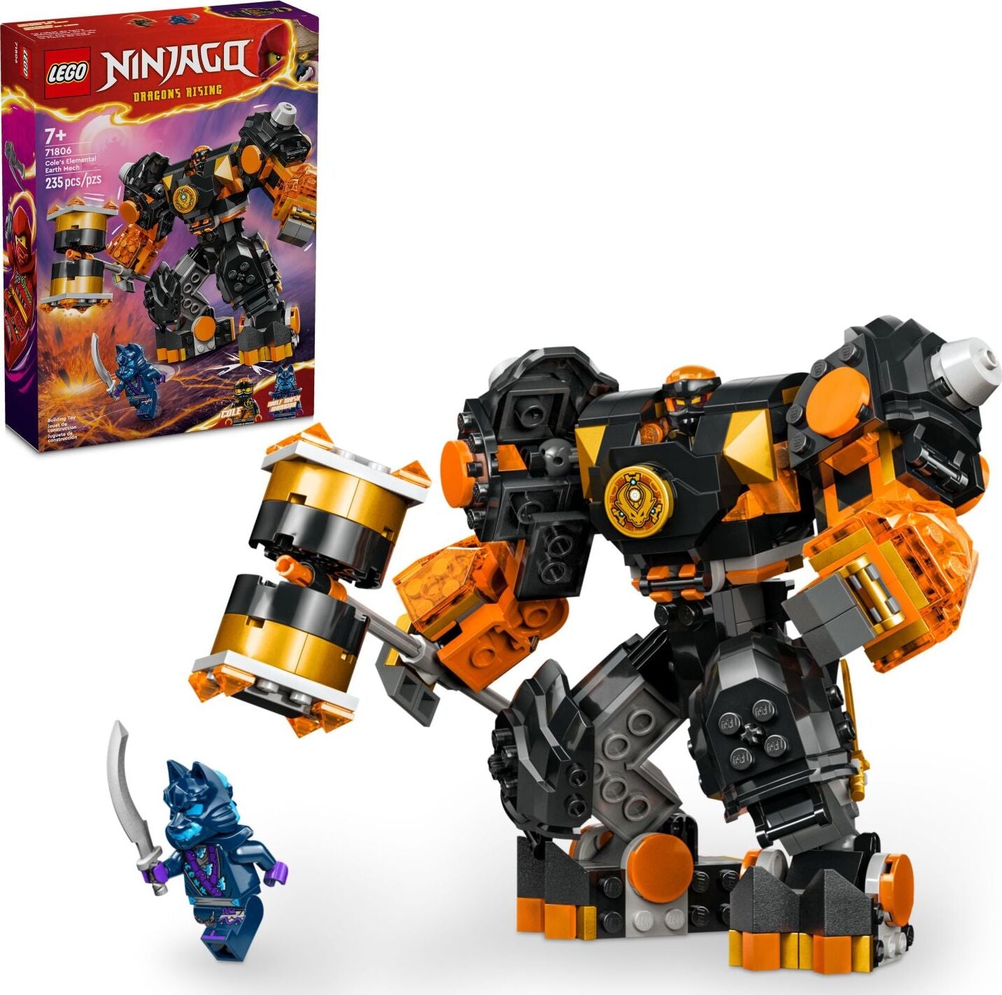 LEGO® NINJAGO® Cole's Elemental Earth Mech