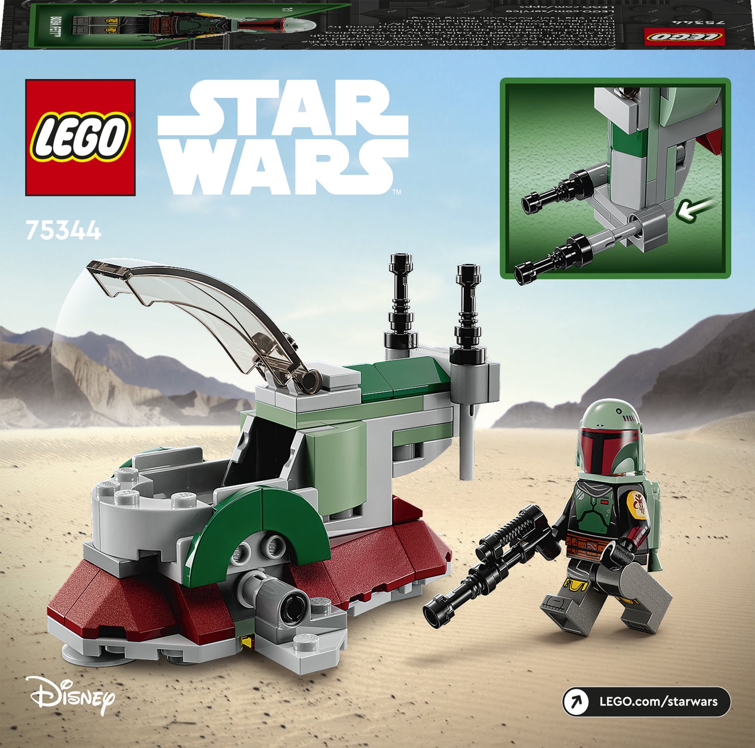 LEGO® Star Wars™: Boba Fett's Starship™ Microfighter